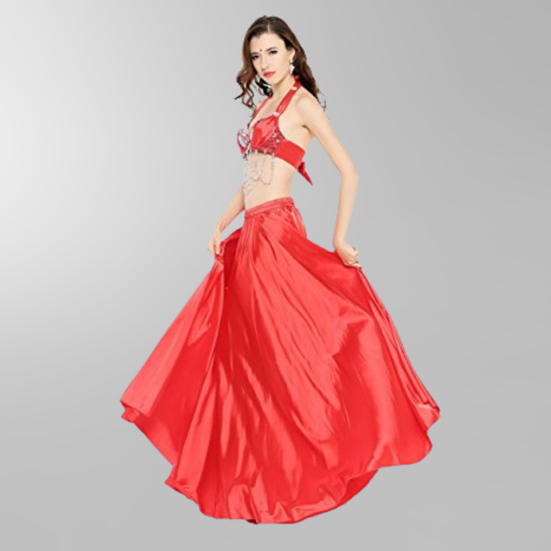 röd magdans kjol2